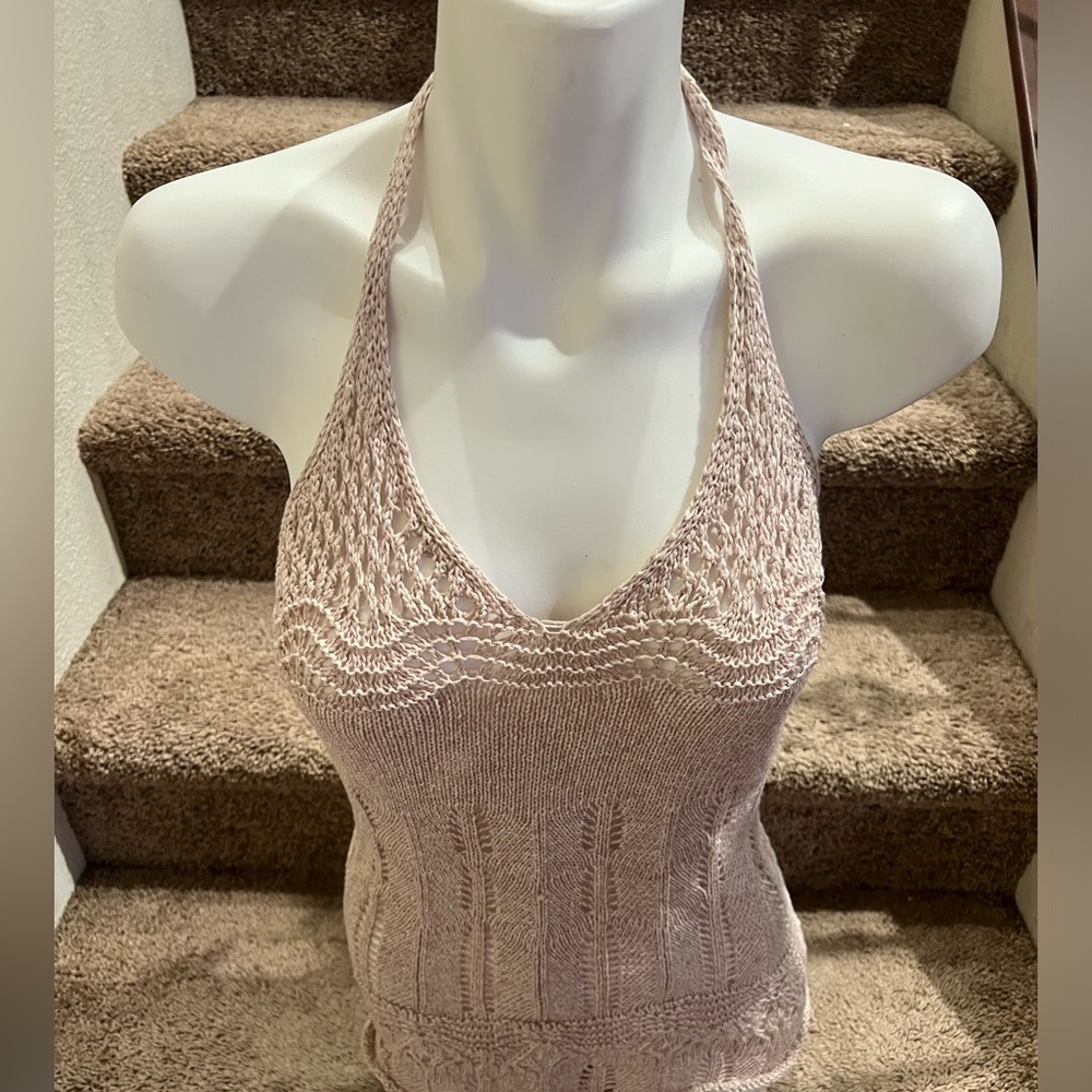 Wendy Trendy crochet halter‎